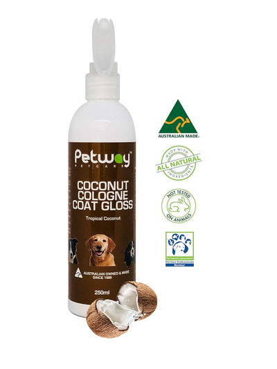 Pet Odor Eliminator - Coconut Cologne Coat Gloss  | The Pooch Shoppe