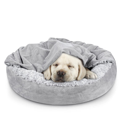 Hooded Blanket Cat Bed - Joejoy Small Dog Bed | The Pooch Shoppe